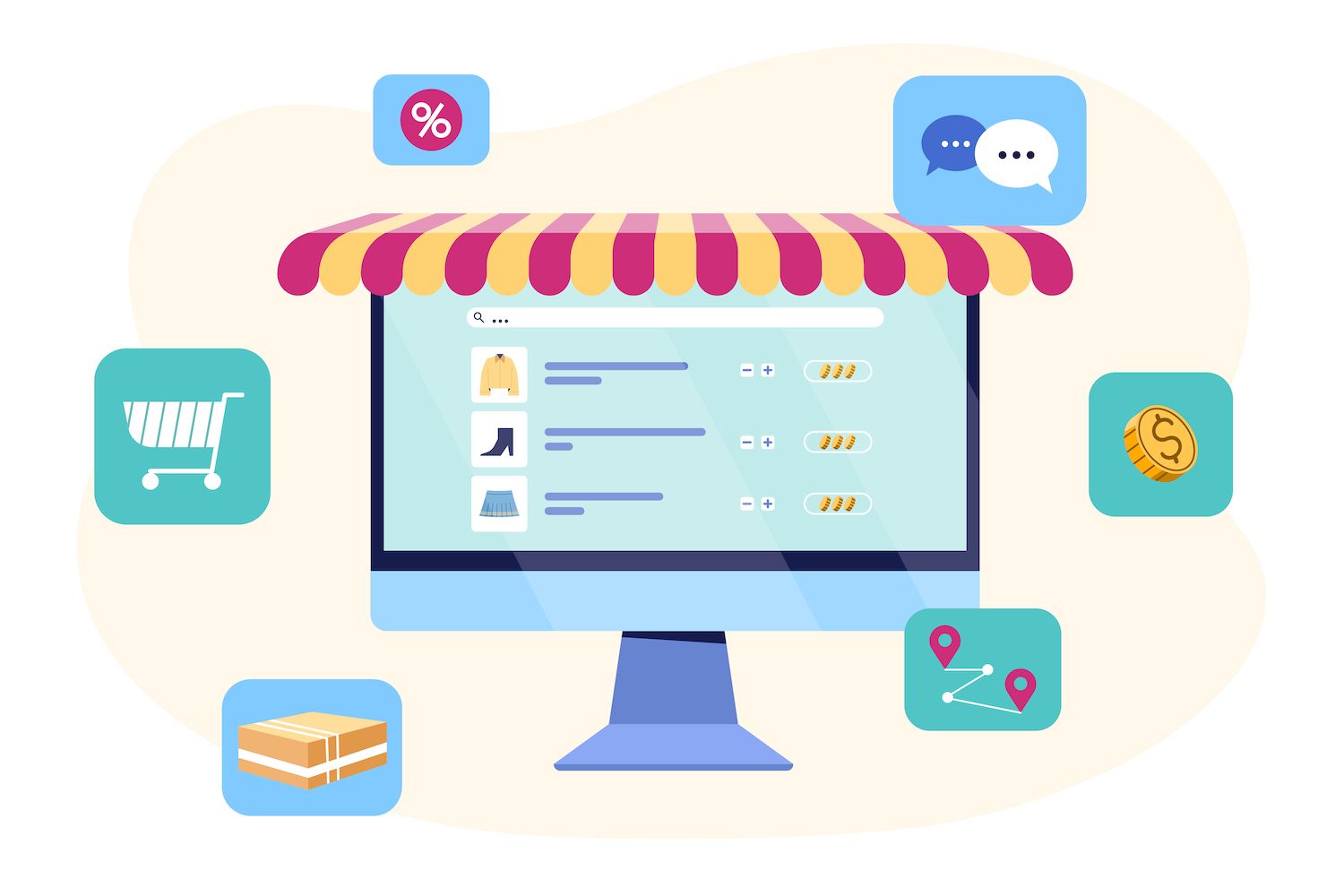Amazon merchant homepage
